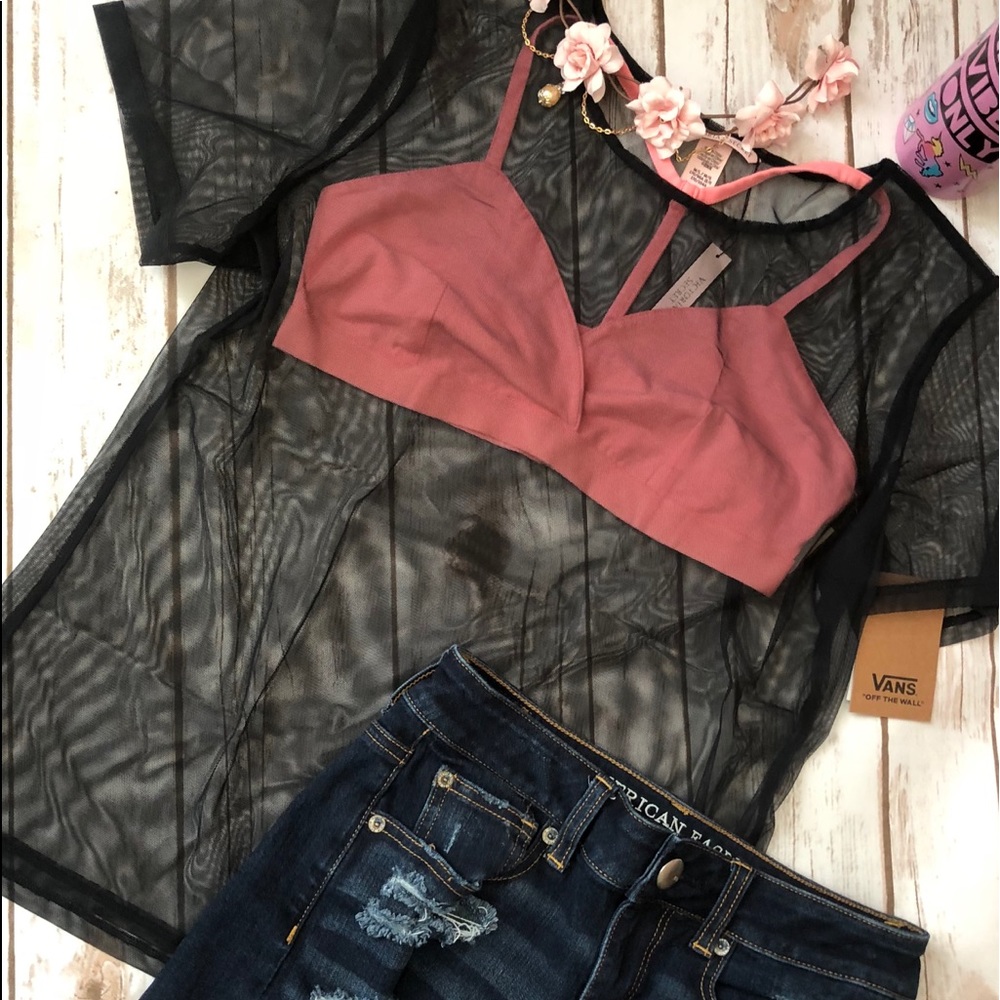 Victoria secret mesh tee shirt!